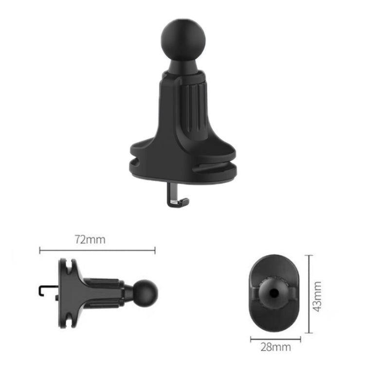 6 PCS Car Air Outlet Mobile Phone Bracket Base Can Clip Data Cable, Size: 15mm Ball Head