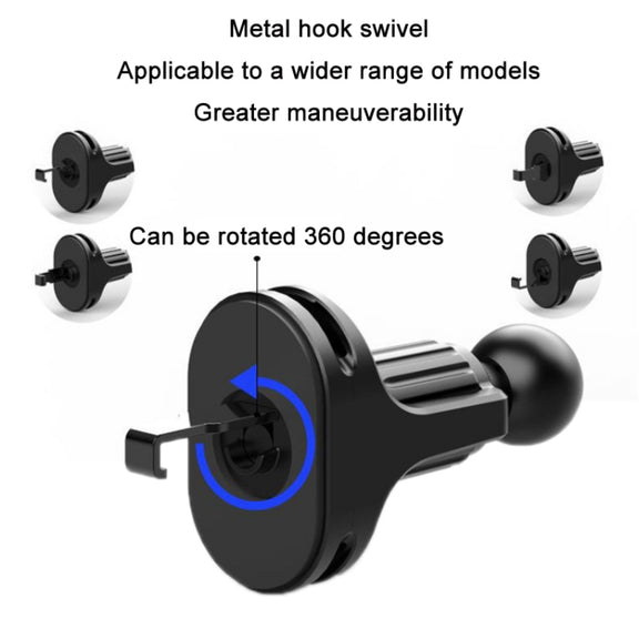 6 PCS Car Air Outlet Mobile Phone Bracket Base Can Clip Data Cable, Size: 15mm Ball Head