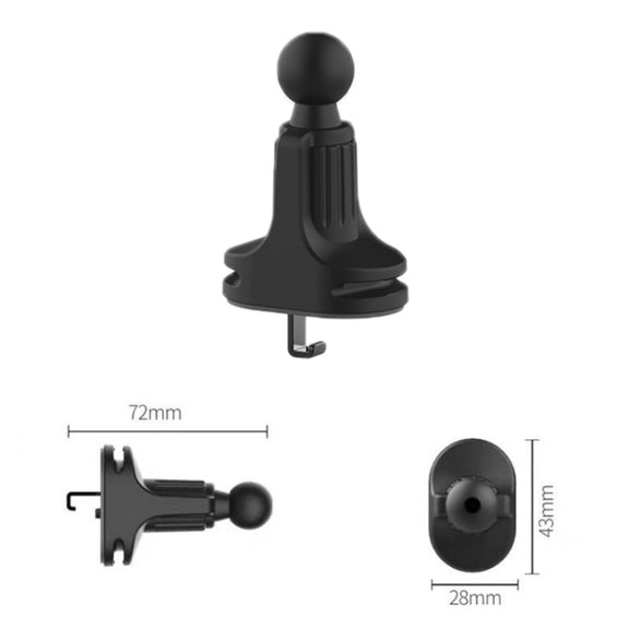 6 PCS Car Air Outlet Mobile Phone Bracket Base Can Clip Data Cable, Size: 13mm Ball Head
