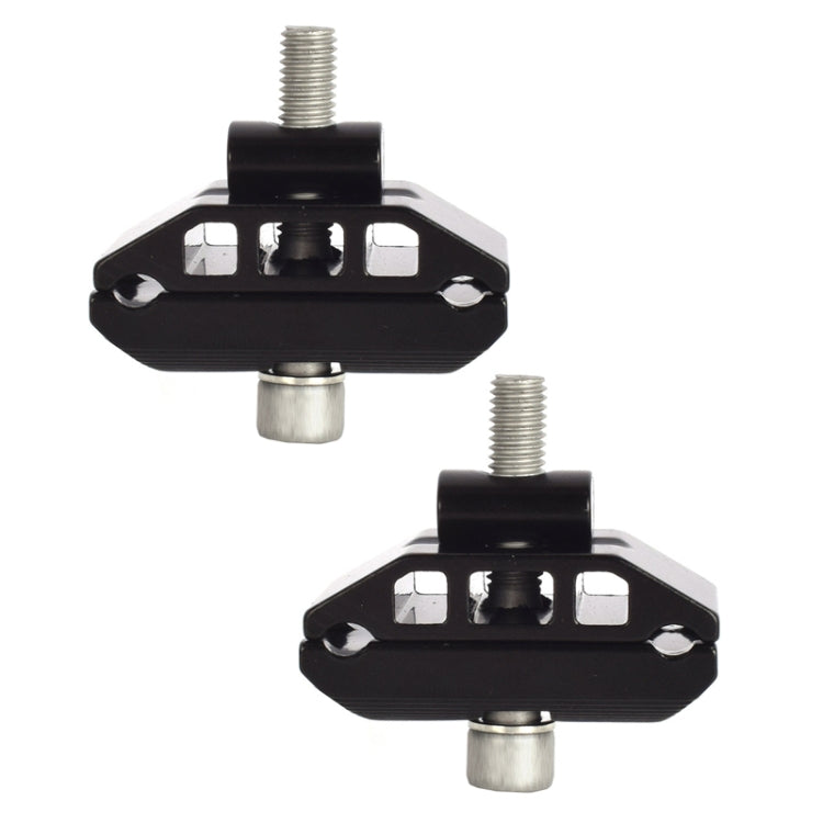 FMFXTR Bicycle Saddle Clamp Code Screw Connector(Double Rail Black)