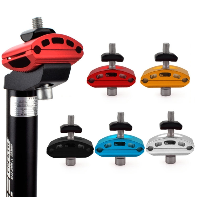 FMFXTR Bicycle Saddle Clamp Code Screw Connector(Double Rail Gold)
