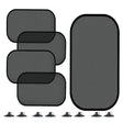 Non-Porous Suction Cup Car Mesh Sunshade(Black Rear Block+Black Side Block x 4) - Window Foils & Solar Protection by PMC TechLife | Online Shopping South Africa | PMC TechLife