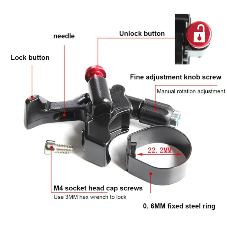 FMFXTR Bicycle Aluminum Alloy Front Fork Wire Controller, Style: A Model+Wire Core+Wire Tube