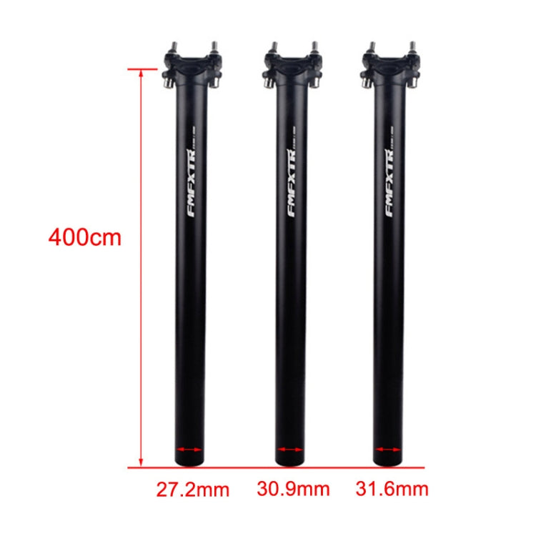 FMFXTR Bicycle Extended Saddle Seat Tube Double Nail Straight Tube, Specification: 27.2mm(Red)