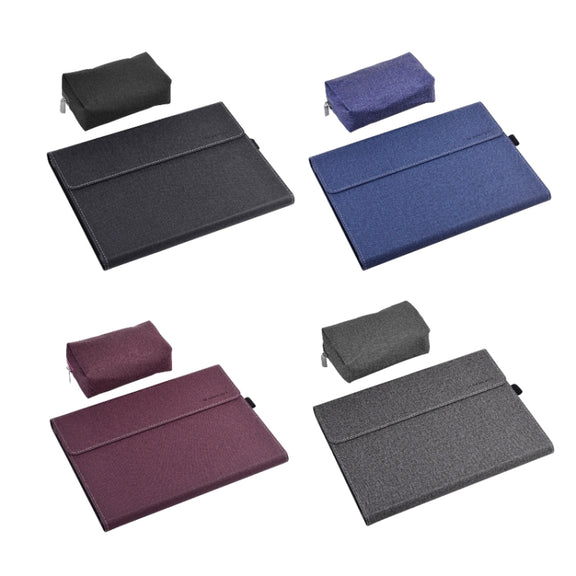 All-Inclusive Drop Case For Microsoft Surface Pro 8, Color: PC Hard Shell Light Gray With Power Pack