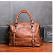Ladies Casual Handbag Soft-faced Solid Color One-shoulder Diagonal Large Bag(Brown) - free shipping - PMC TechLife - Order now!