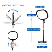 S20 LED Ring Live Fill Light Selfie Photography Full Screen Beauty Light, Style: Single Light
