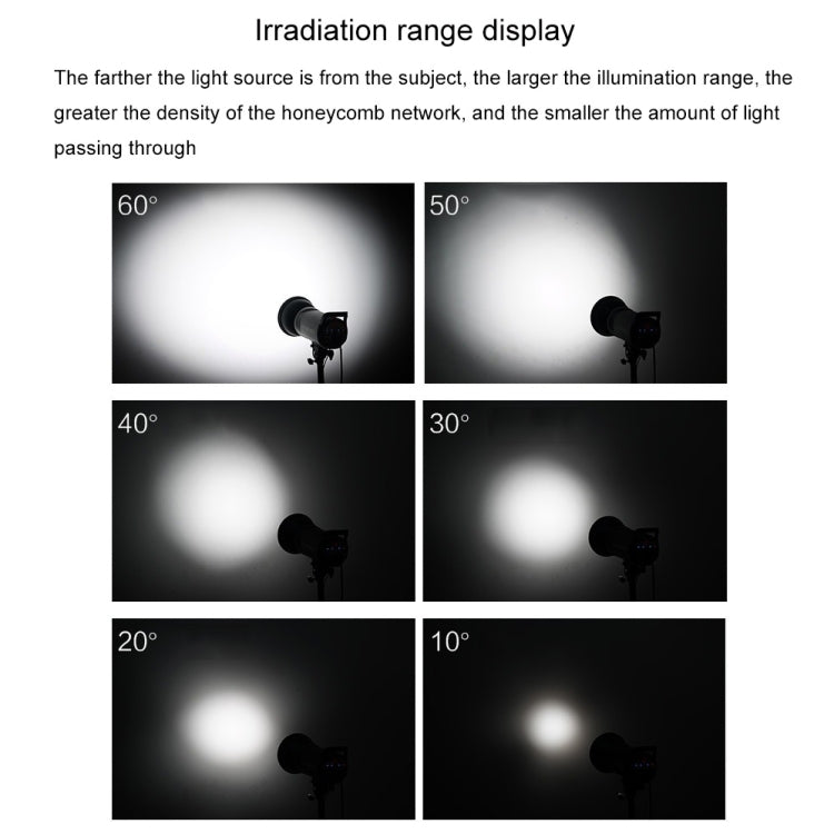 GODOX SN1002 Honeycomb Mesh Reflector Light Effect Accessory For 17cm Standard Cover, Density: 40��