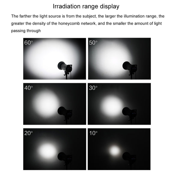 GODOX SN1002 Honeycomb Mesh Reflector Light Effect Accessory For 17cm Standard Cover, Density: 50��