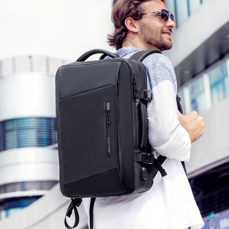 Mark Ryden 17.3 Inch Men Large Capacity Oxford Cloth Computer Backpack,Style: Raincoat Style