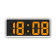 LED Bedside Alarm Clock Battery Plug-In Dual-Purpose Clock(Orange) - free shipping - PMc TechLife - Order now!