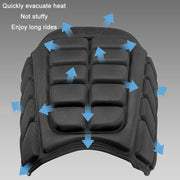Shock Absorption Heat Insulation Breathable Motorcycle Seat Cushion, Style: Butterfly Type