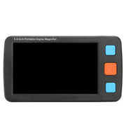 5.0 inch Portable HD Electronic Vision Aid Low Vision Magnifying Glass Reader, US Plug(Black)