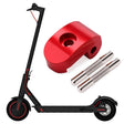 High-density Alloy Steel Electric Scooter Folding Hook for Xiaomi M365 / Pro,Style: Red +2 Dowel - Accessories & Parts by PMc TechLife | Online Shopping South Africa | PMc TechLife | Buy Now Pay Later Mobicred