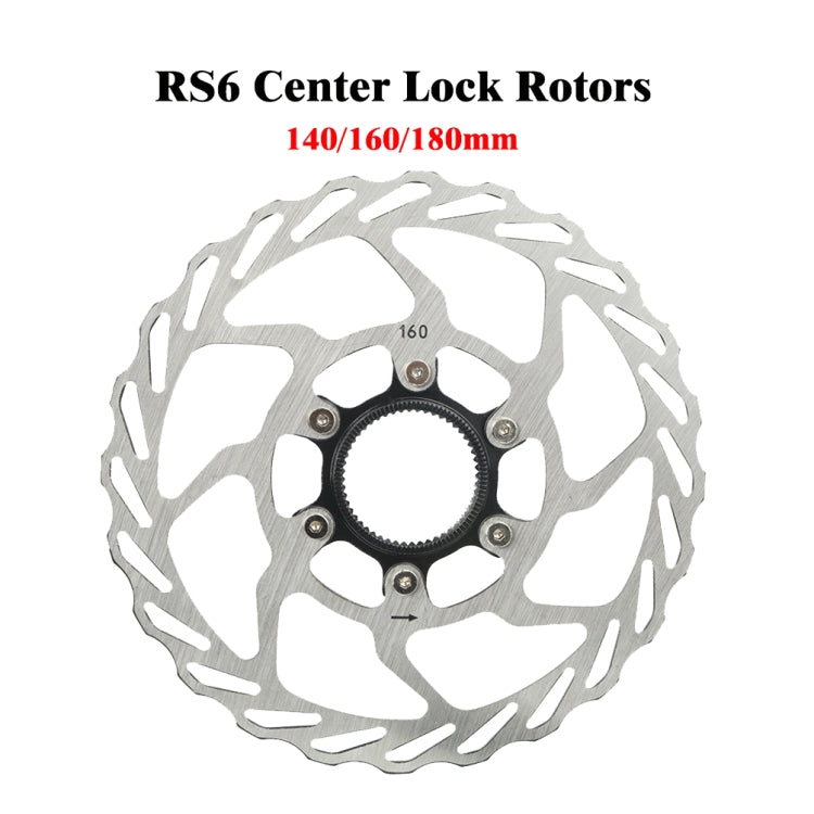 RACEWORK RS6 Mountain Bike Mid-lock Discs, Diameter: 140mm
