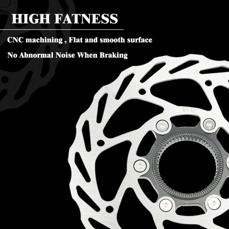 RACEWORK RS6 Mountain Bike Mid-lock Discs, Diameter: 140mm