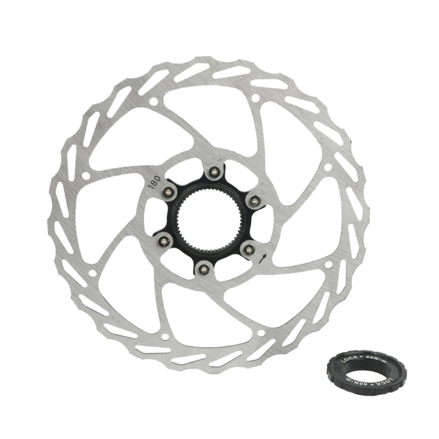 RACEWORK RS6 Mountain Bike Mid-lock Discs, Diameter: 180mm