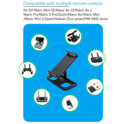 Drone Remote Controller Holder Tablet Extended Bracket Clip With Lanyard & Micro USB Line