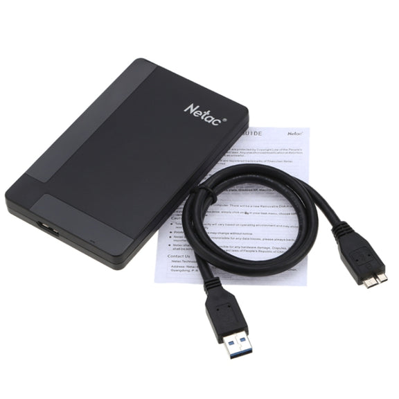 Netac K218 High Speed 2.5 Inch Software Encrypted Mobile Hard Drive, Capacity: 2TB