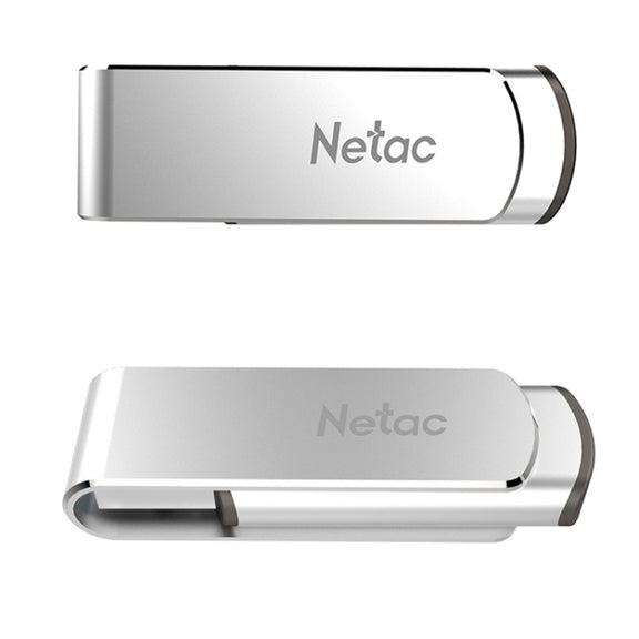 Netac U388 High Speed USB3.0 Metal Rotating Car Computer U Disk, Capacity: 32GB