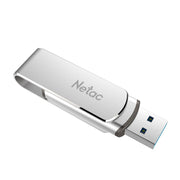 Netac U388 High Speed USB3.0 Metal Rotating Car Computer U Disk, Capacity: 128GB