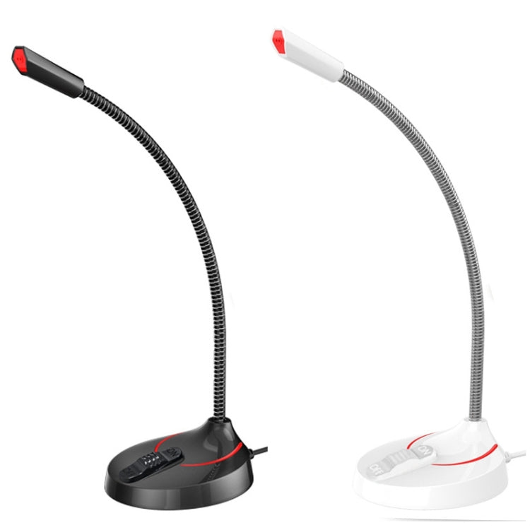 F12 Metal Hose Meeting Desktop Microphone, Spec: USB Version (Black)