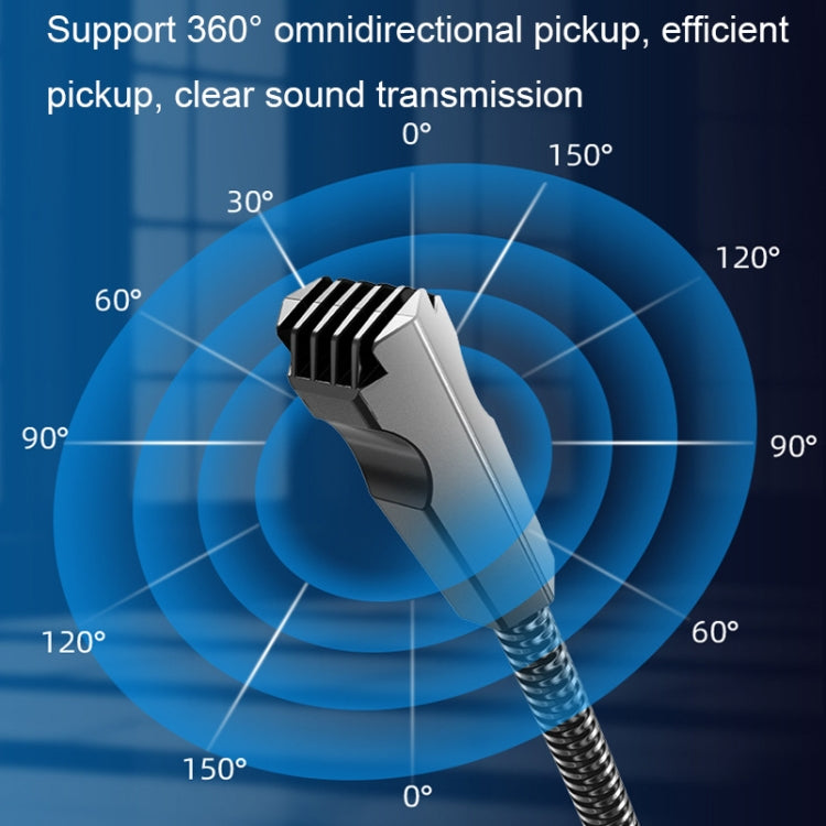 Metal Hose Meeting Desktop Microphone, Spec: 3.5 Version (Black)