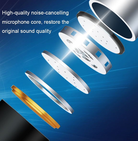 Metal Hose Meeting Desktop Microphone, Spec: 3.5 Version (Black)