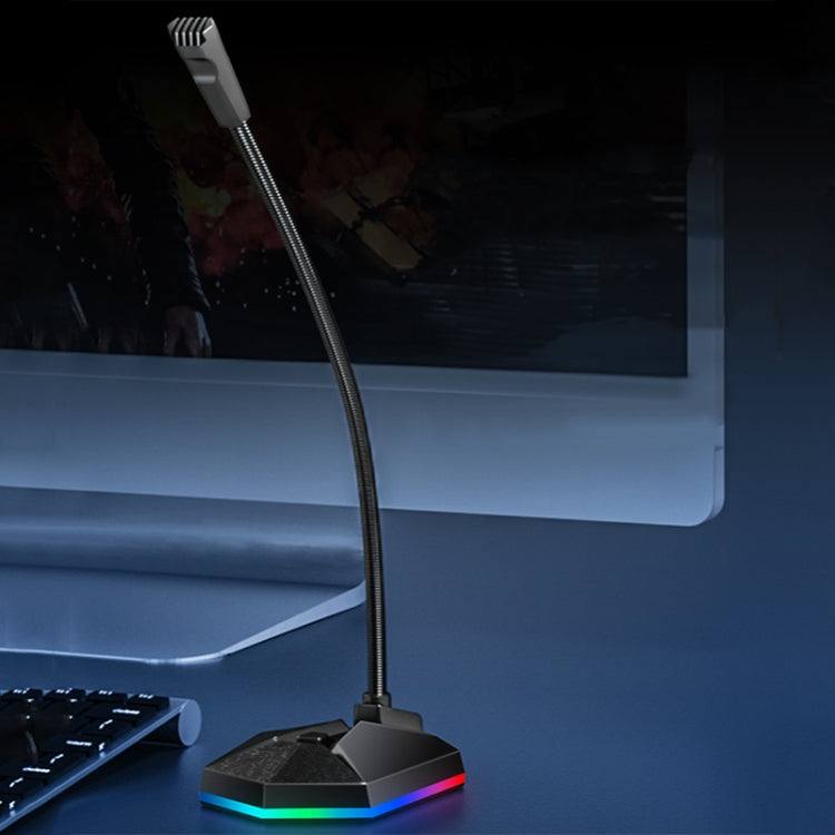 Metal Hose Meeting Desktop Microphone, Spec: 3.5 Version (Black)