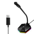 Metal Hose Meeting Desktop Microphone, Spec: USB Version (Black) - Microphone by PMC TechLife | Online Shopping South Africa | PMC TechLife | Buy Now Pay Later Mobicred