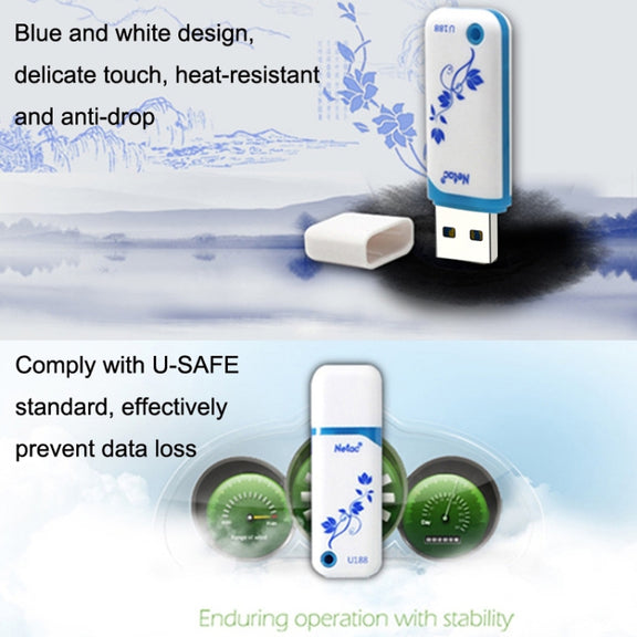 Netac U188 USB2.0 Car Computer Encrypted USB Flash Drive, Capacity: 64GB