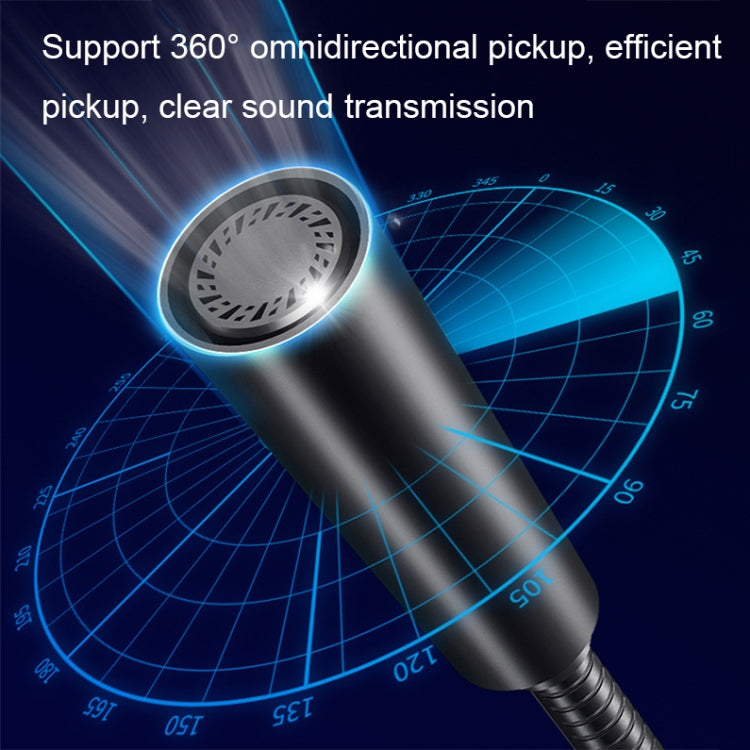 RGB Lighting Effect Computer Desktop Microphone(F3)