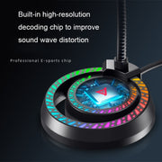 RGB Lighting Effect Computer Desktop Microphone(F3)