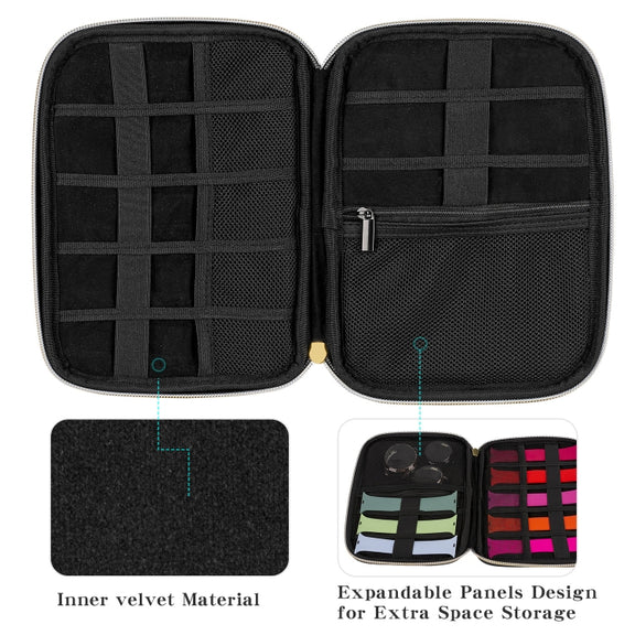 Velvet Watch Strap Watch Accessories Storage Bag, Specification: Black L
