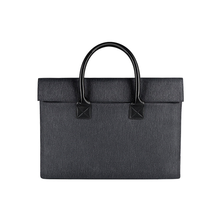 ST04 Water-resistant Portable Laptop Case, Size: 14.1-15.4 inches(Mysterious Black)