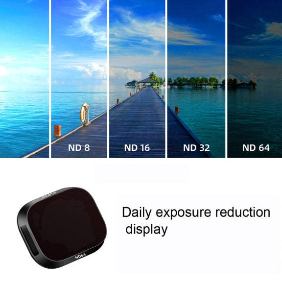 RCSTQ Aluminum Alloy Adjustable Filter Accessories for DJI Mini 3 Pro,Style: ND32