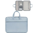 Baona BN-Q006 PU Leather Full Opening Laptop Handbag For 11/12 inches(Sky Blue) - 12.1 inch by Baona | Online Shopping South Africa | PMC TechLife | Buy Now Pay Later Mobicred