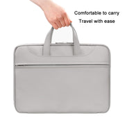 Baona BN-Q006 PU Leather Full Opening Laptop Handbag For 11/12 inches(Sky Blue)