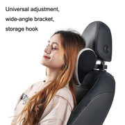 A09 Car Seat Headrest Memory Foam Comfortable Neck Pillow, Style: Without Stand (Coffee)