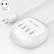 USB Multi-port Charger Mobile Phone Fast Charging Universal Fast Adapter 4 Interface EU Plug - Multifunction Charger by PMC TechLife | Online Shopping South Africa | PMC TechLife | Buy Now Pay Later Mobicred