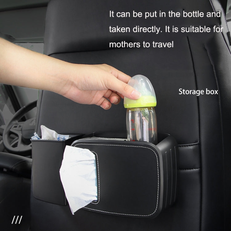 Car Drain Tissue Box Umbrella Storage Pocket Bag Storage Box Car Trash Can(Back)