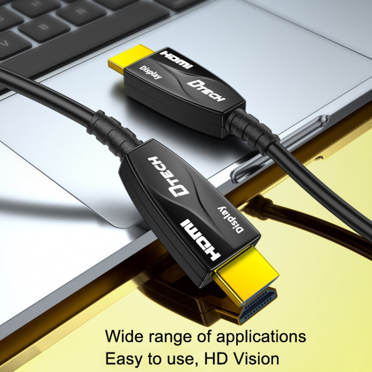 DTECH HDMI 2.0 Version Fiber Optical Line 4K 60Hz Large Screen TV Engineering Wiring, Length: 2m