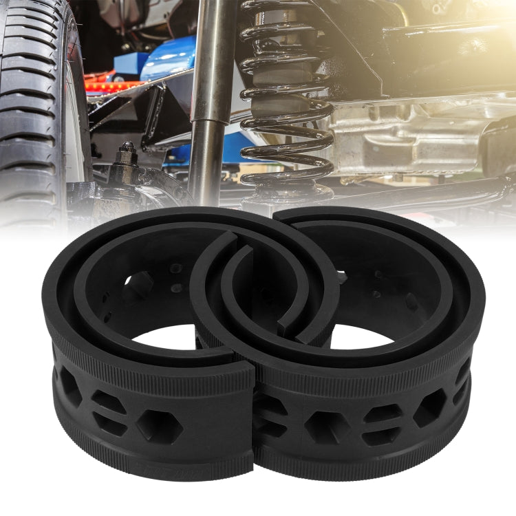 19 Holes Car Universal Buffer Rubber Spring Shock Absorber, Specification: A+