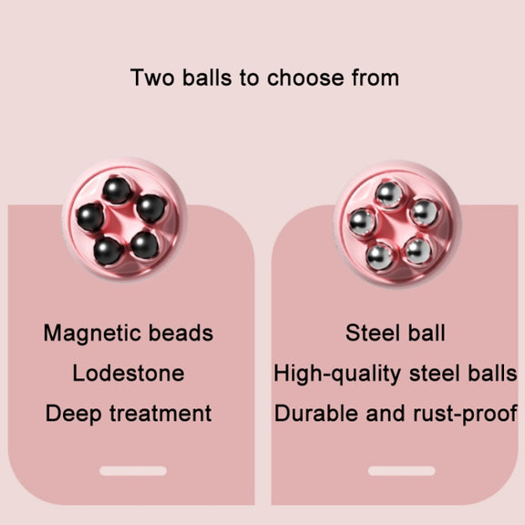 Inner Leg Exercise Muscle Relaxation Abdominal Shaping Roller Massager, Color: Yellow Steel Ball Box