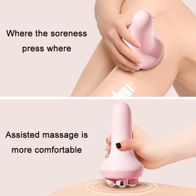 Inner Leg Exercise Muscle Relaxation Abdominal Shaping Roller Massager, Color: Yellow Steel Ball Box