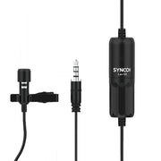 SYNCO S8 Lavalier Live Wired Microphone, Spec: Black + Type-C
