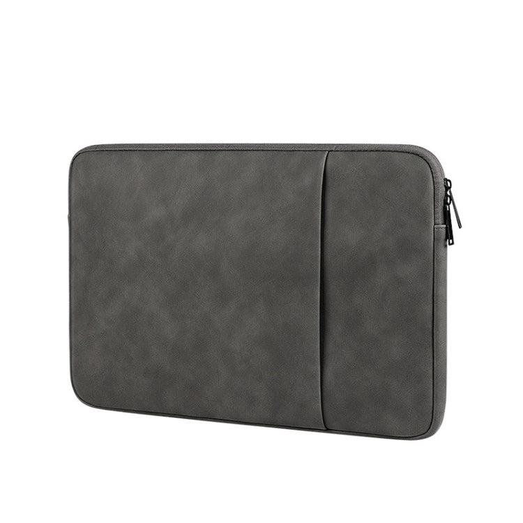 ND01DZ Double Layer Water-resistant Laptop Liner Bag, Size: 13.3 inches(Dark Gray)