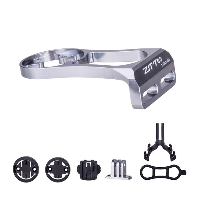 ZTTO Mountain Bike Stopwatch Mount Bicycle Extension Stand, Color: Titanium
