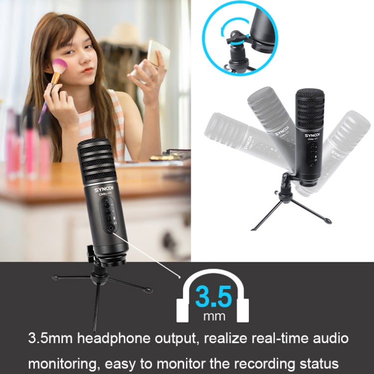 SYNCO V1 Live Large-diaphragm Radio Microphone(Black)