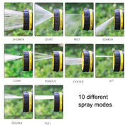 10 Functional Watering Sprinkler Head Household Water Pipe, Style: D6+4 Connector+10m 4-point Tube
